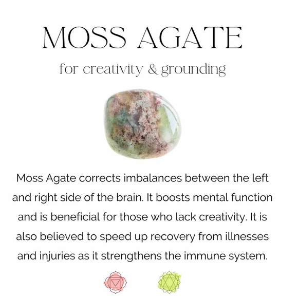 GORGEOUS chunky 12mm moss agate high quality handmade beaded bracelet - Picture 3 of 4